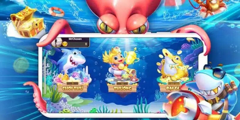 Các sảnh game của Bắn Cá Thần Tài